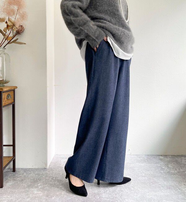 fredy emue「ソフトフランネルセミワイドパンツ」|その他|