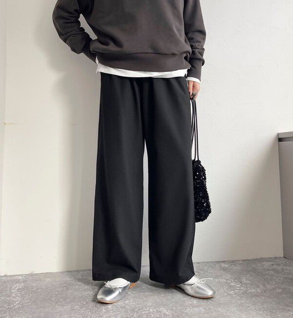 fredy emue「ソフトフランネルセミワイドパンツ」|その他|