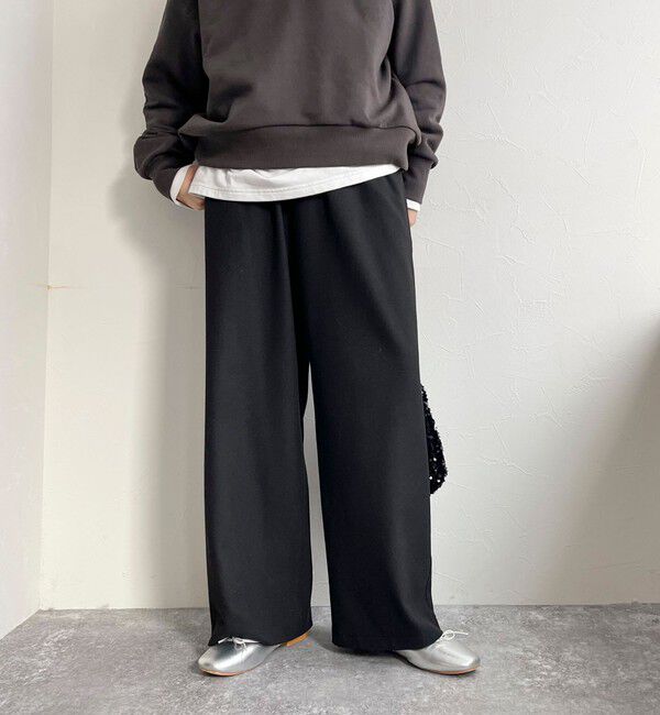 fredy emue「ソフトフランネルセミワイドパンツ」|その他|