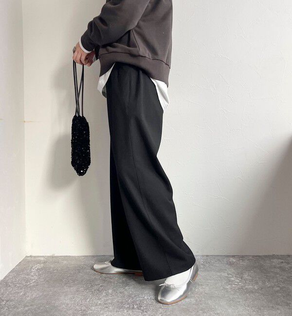 fredy emue「ソフトフランネルセミワイドパンツ」|その他|