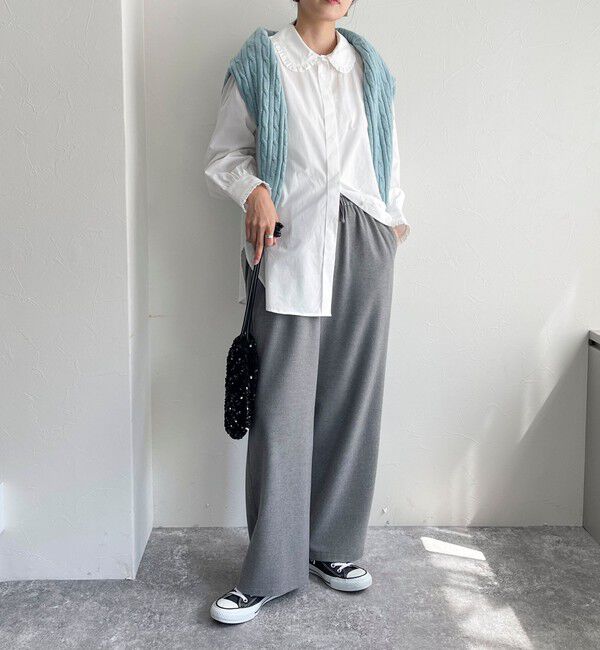 fredy emue「ソフトフランネルセミワイドパンツ」|その他|