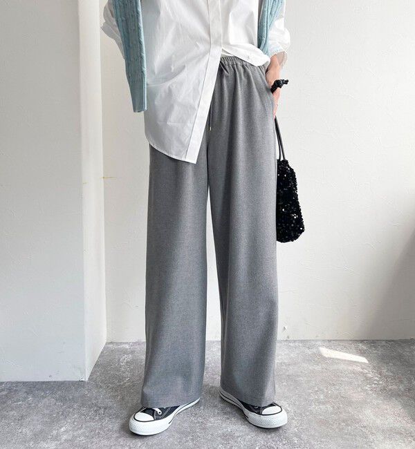 fredy emue「ソフトフランネルセミワイドパンツ」|その他|
