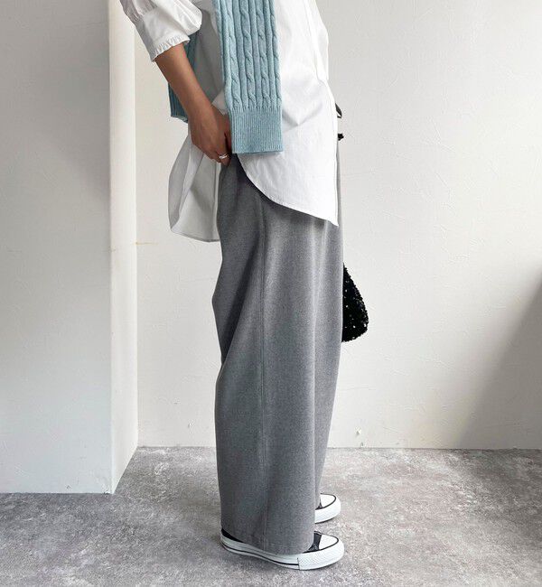 fredy emue「ソフトフランネルセミワイドパンツ」|その他|