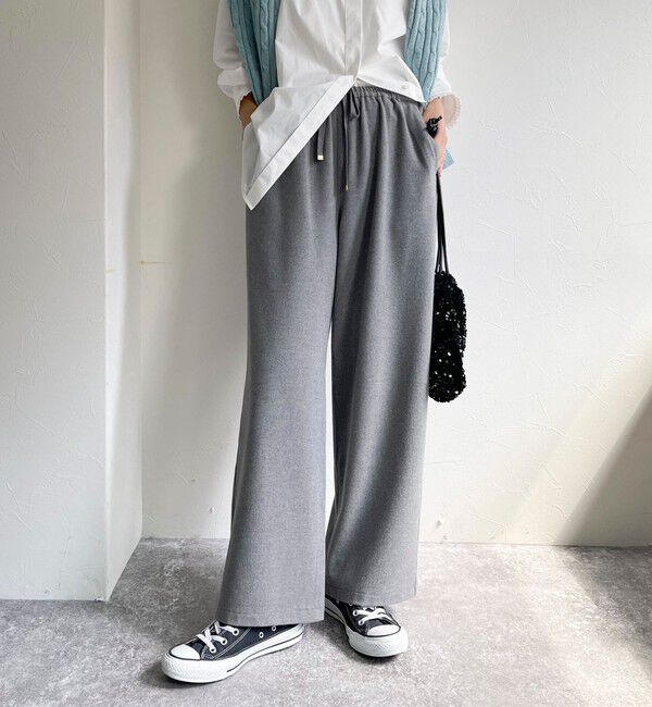 fredy emue「ソフトフランネルセミワイドパンツ」|その他|