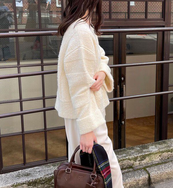 fredy emue「ブークレニットVネックプルオーバー」|ニット・セーター|