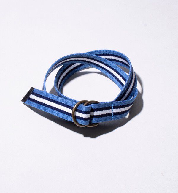 GLOSTER「【GLOSTER/グロスター】IVY Dリングテープベルト リングベルト」|ベルト|ブルー系その他3