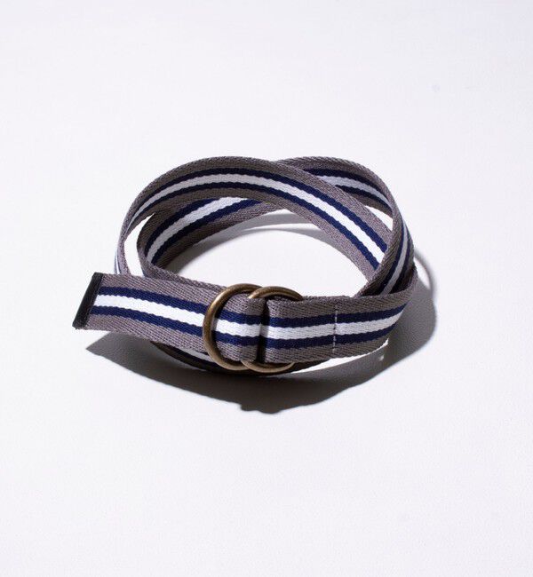 GLOSTER「【GLOSTER/グロスター】IVY Dリングテープベルト リングベルト」|ベルト|グレー系その他2