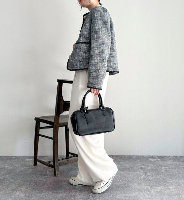 fredy emue「とろみツイルタックスラックス【レングス長め丈あり】」|スラックス|