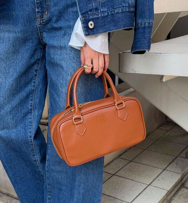 fredy emue「FR横長レザーボストンバッグ」|ショルダー・メッセンジャー|