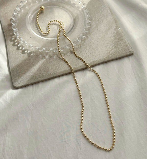 fredy emue「ボールチェーンフリーネックレス」|ネックレス|