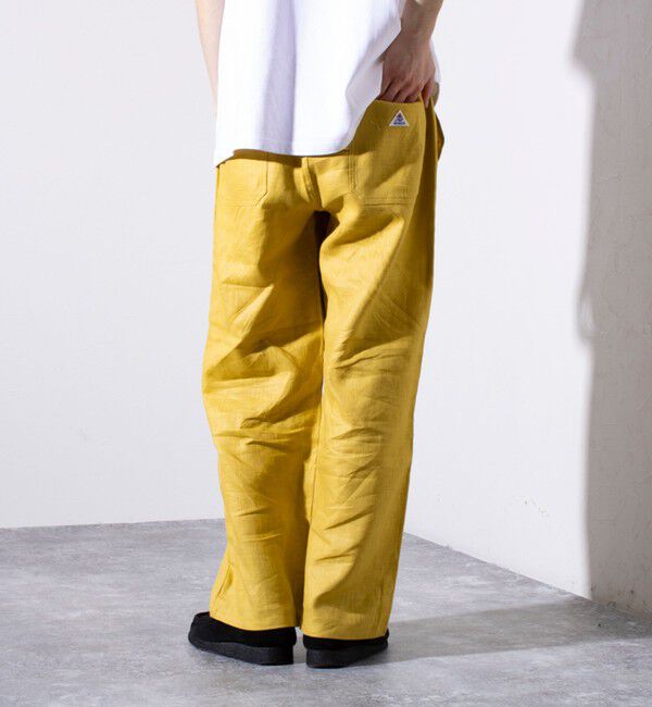 GLOSTER「【GEVACO/ゲバコ】コットンリネン イージーベイカーパンツ (無地/ストライプ)」|チノ|