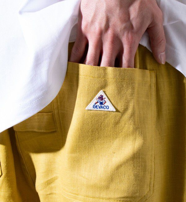 GLOSTER「【GEVACO/ゲバコ】コットンリネン イージーベイカーパンツ (無地/ストライプ)」|チノ|