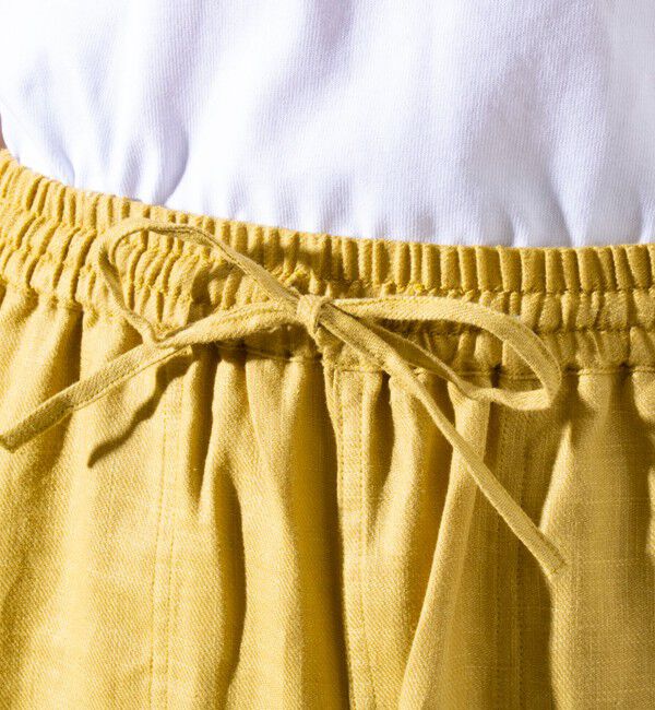 GLOSTER「【GEVACO/ゲバコ】コットンリネン イージーベイカーパンツ (無地/ストライプ)」|チノ|