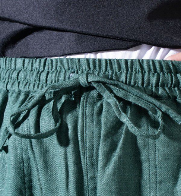 GLOSTER「【GEVACO/ゲバコ】コットンリネン イージーベイカーパンツ (無地/ストライプ)」|チノ|