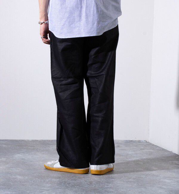 GLOSTER「【GEVACO/ゲバコ】コットンリネン イージーベイカーパンツ (無地/ストライプ)」|チノ|