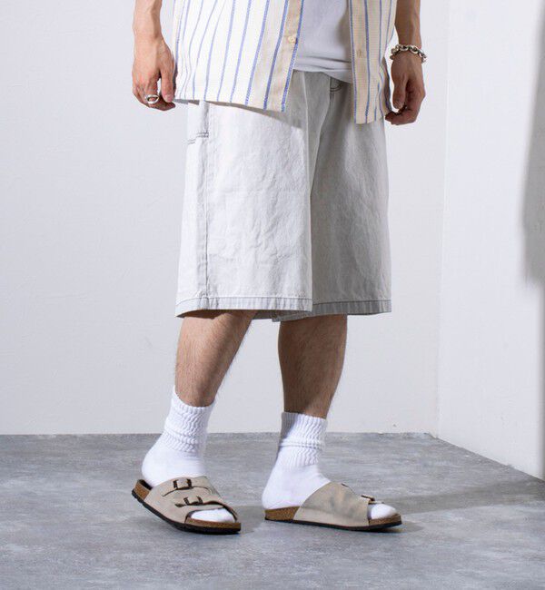 GLOSTER「【GLOSTER/グロスター】8オンスデニム ワイドショートパンツ ハーフパンツ」|その他|