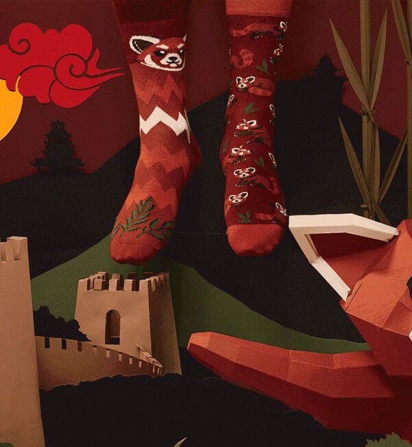 GLOSTER「【MANY MORNINGS/メニーモーニングス】-Animals- アニマルソックス」|ソックス|