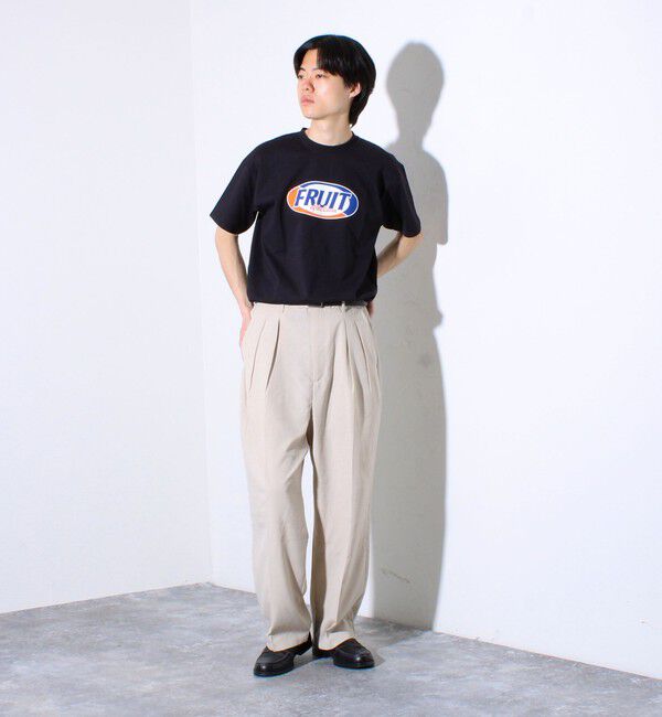 GLOSTER「【FRUIT OF THE LOOM/フルーツオブザルーム】プリントTシャツ 前後プリント」|Tシャツ・カットソー|