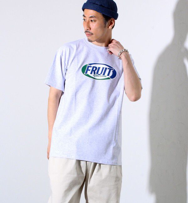 GLOSTER「【FRUIT OF THE LOOM/フルーツオブザルーム】プリントTシャツ 前後プリント」|Tシャツ・カットソー|