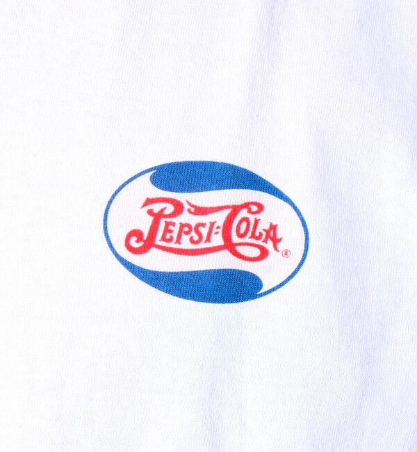 GLOSTER「【PEPSI&times;DISCUS ATHLETIC】コラボ プリント 半袖 クルーネックTシャツ」|Tシャツ・カットソー|