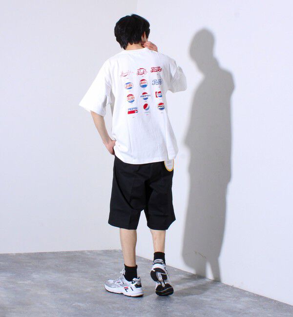 GLOSTER「【PEPSI&times;DISCUS ATHLETIC】コラボ プリント 半袖 クルーネックTシャツ」|Tシャツ・カットソー|