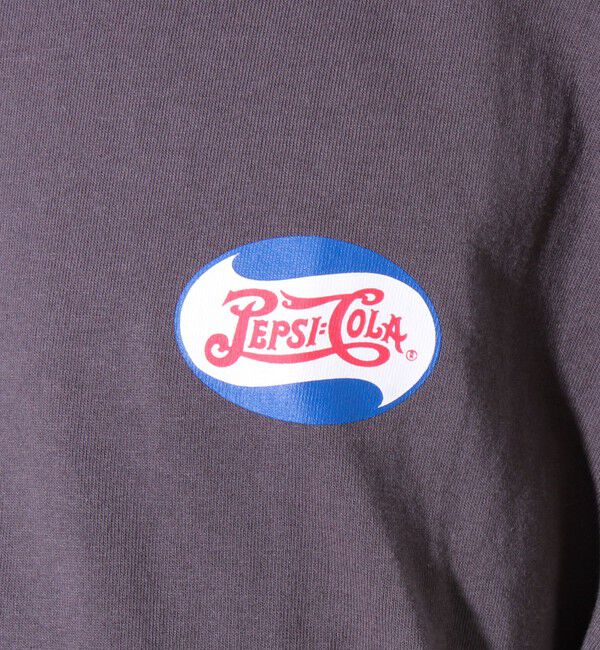 GLOSTER「【PEPSI&times;DISCUS ATHLETIC】コラボ プリント 半袖 クルーネックTシャツ」|Tシャツ・カットソー|