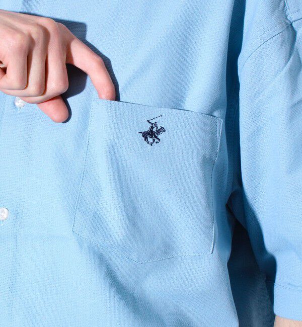 GLOSTER「【BEVERLY HILLS POLO CLUB】テックシアー速乾半袖シャツ」|シャツ・ブラウス|