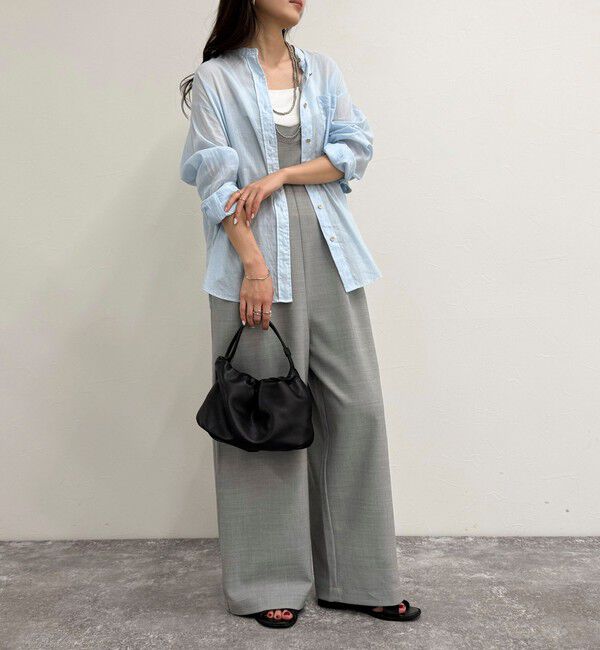 fredy emue「ラミーバンドカラーシャツ」|シャツ・ブラウス|