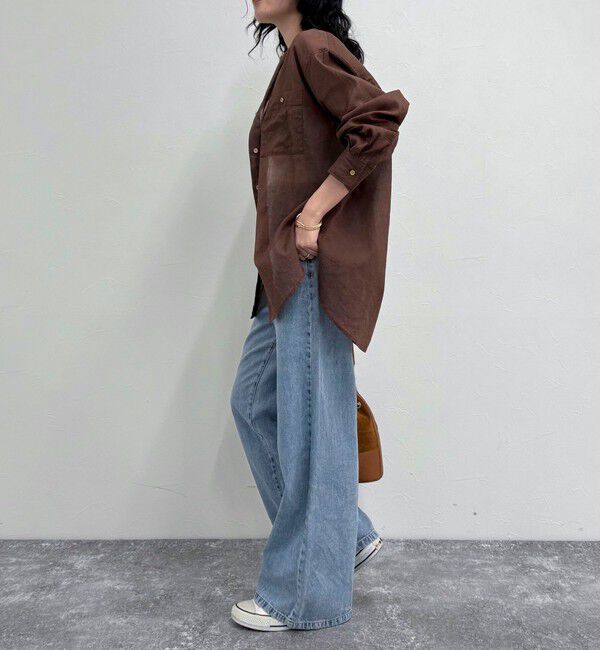 fredy emue「ラミーバンドカラーシャツ」|シャツ・ブラウス|