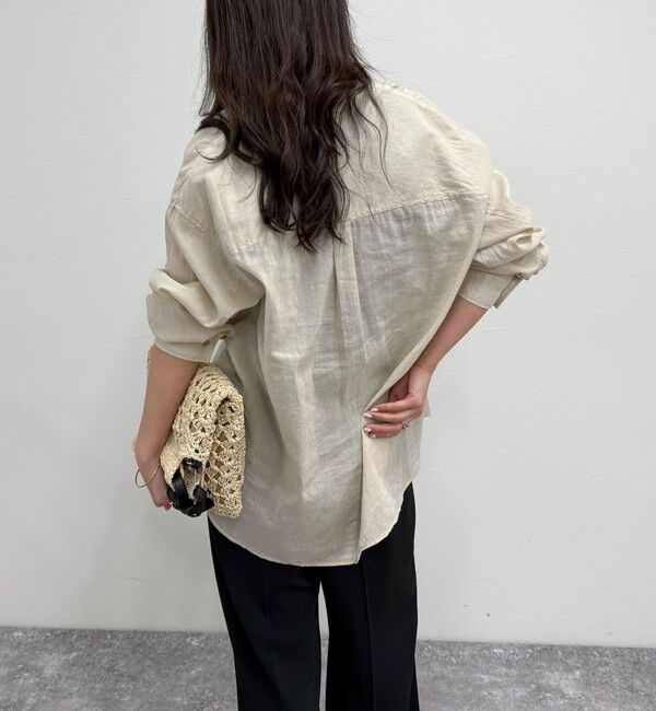 fredy emue「ラミーバンドカラーシャツ」|シャツ・ブラウス|