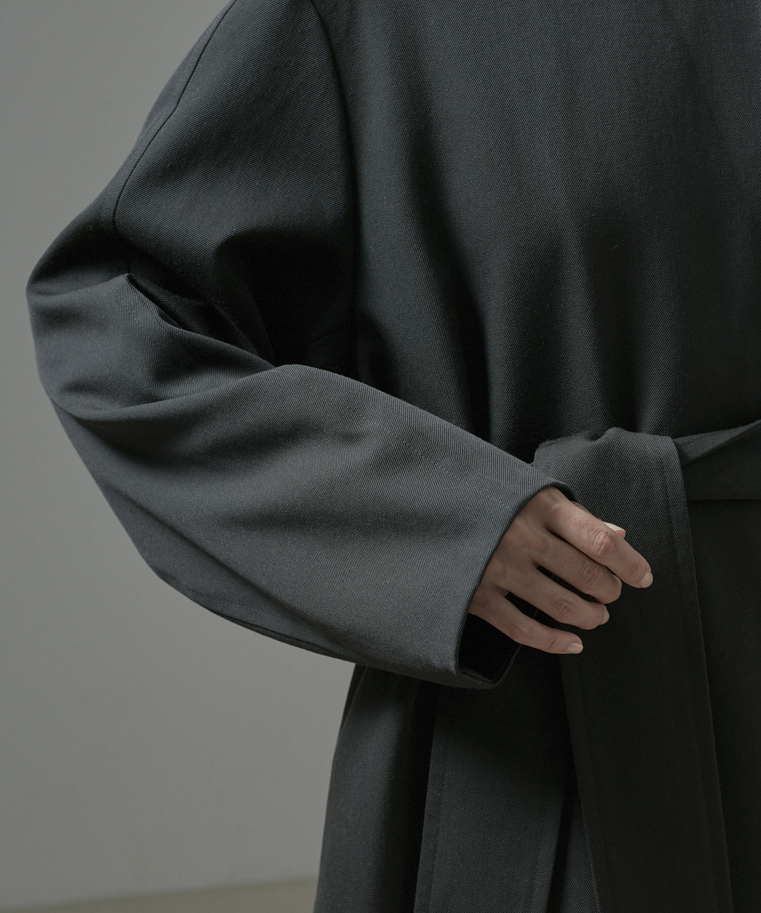 SALON adam et rope'「VISTO WOOL GABA スタンドカラーコート」|ステンカラーコート|