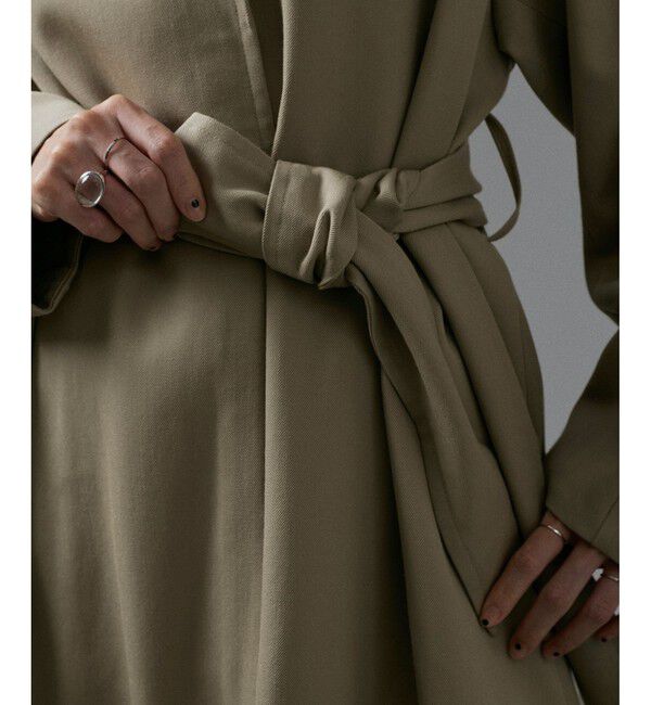 SALON adam et rope'「VISTO WOOL GABA スタンドカラーコート」|ステンカラーコート|