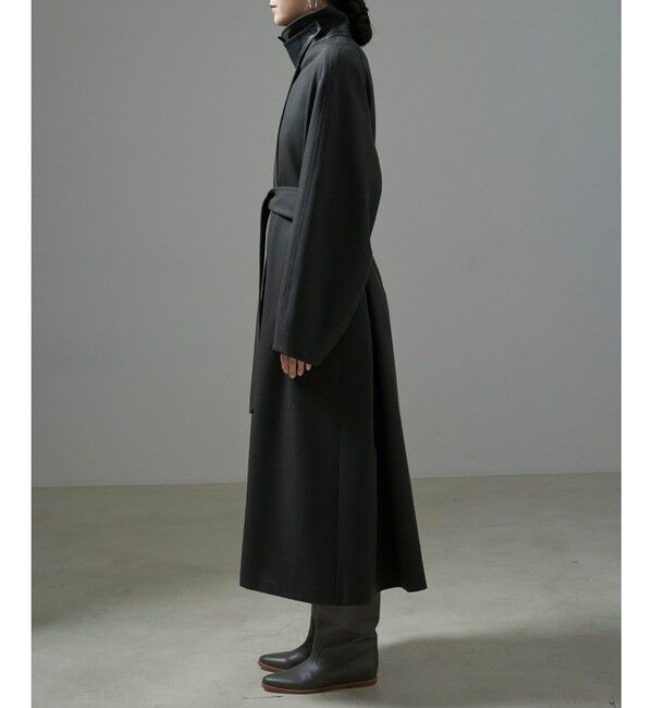 SALON adam et rope'「VISTO WOOL GABA スタンドカラーコート」|ステンカラーコート|