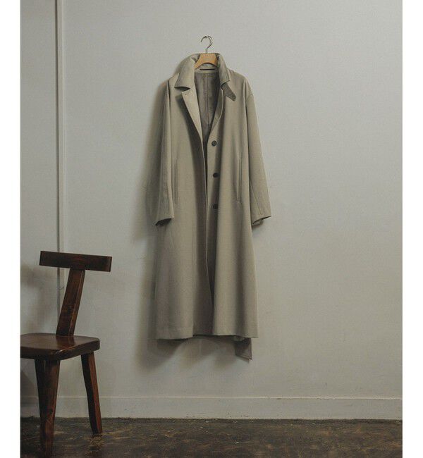 SALON adam et rope'「VISTO WOOL GABA スタンドカラーコート」|ステンカラーコート|