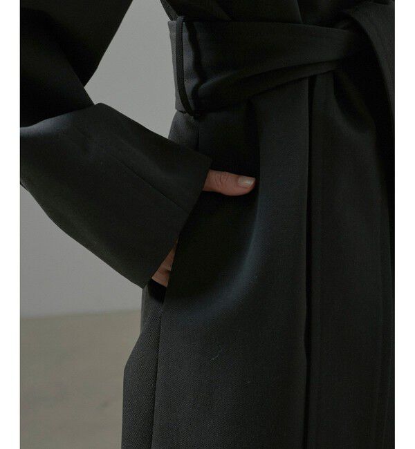 SALON adam et rope'「VISTO WOOL GABA スタンドカラーコート」|ステンカラーコート|