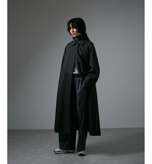 SALON adam et rope'「VISTO WOOL GABA スタンドカラーコート」|ステンカラーコート|