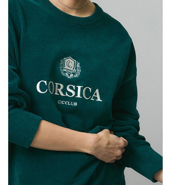 SALON adam et rope'「スウェットプルオーバー -CreamyCotton /クリーミーコットン-」|スウェット・ジャージ|グリーン