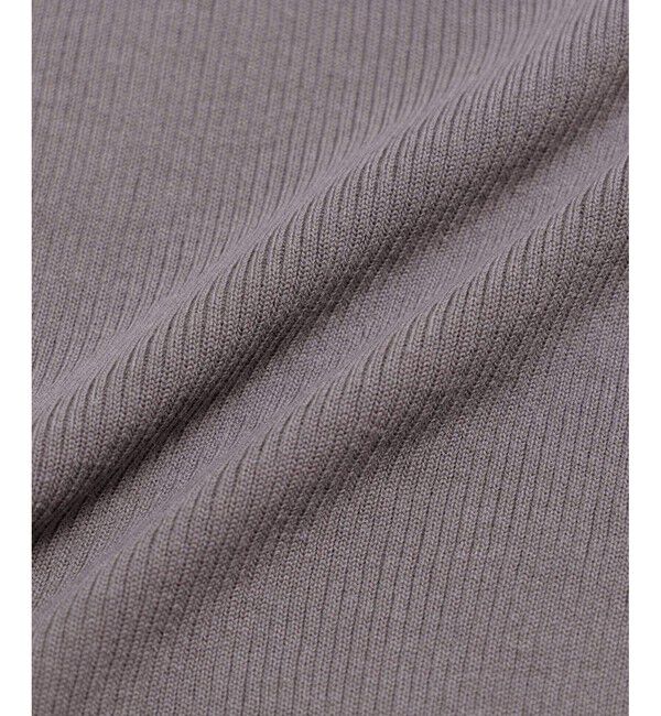 SALON adam et rope'「キュプラコットンリブカーディガン」|カーディガン|