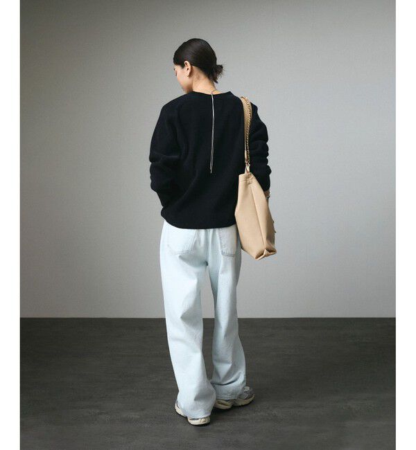 SALON adam et rope'「Vネックカーディガン-CreamyCotton /クリーミーコットン-」|カーディガン|