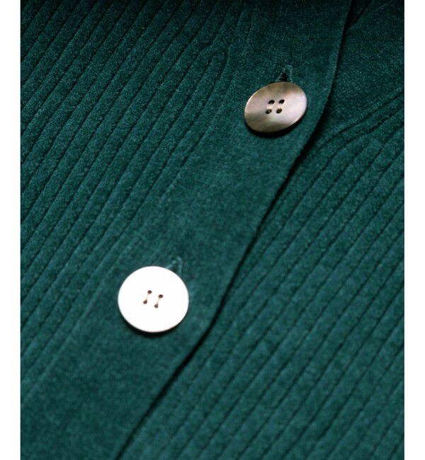 SALON adam et rope'「Vネックカーディガン-CreamyCotton /クリーミーコットン-」|カーディガン|