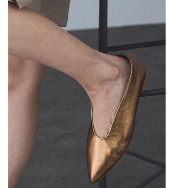 SALON adam et rope'「ソフトレザーフラットシューズ」|パンプス|