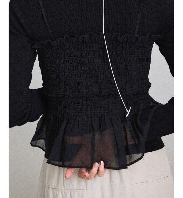 SALON adam et rope'「ビスチェプルオーバーニットセット」|ニット・セーター|クロメイン