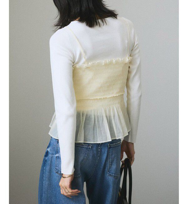 SALON adam et rope'「ビスチェプルオーバーニットセット」|ニット・セーター|