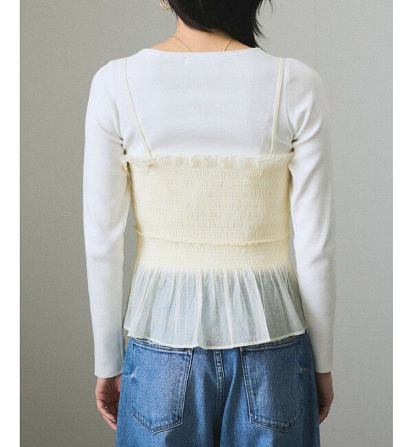 SALON adam et rope'「ビスチェプルオーバーニットセット」|ニット・セーター|