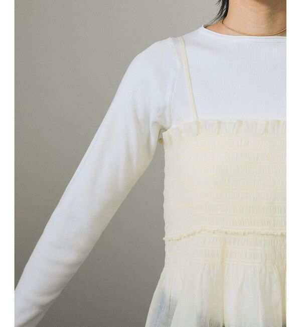 SALON adam et rope'「ビスチェプルオーバーニットセット」|ニット・セーター|