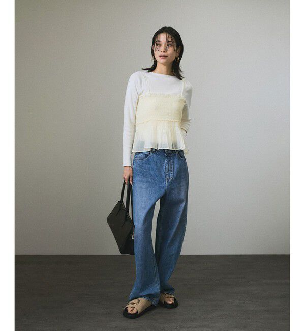 SALON adam et rope'「ビスチェプルオーバーニットセット」|ニット・セーター|