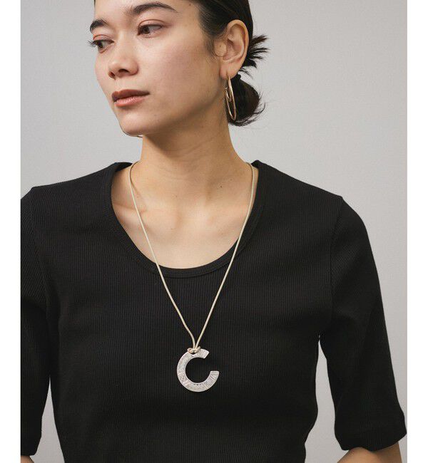 SALON adam et rope'「Primaveil ファームリーリブハーフスリーブTシャツ」|Tシャツ・カットソー|