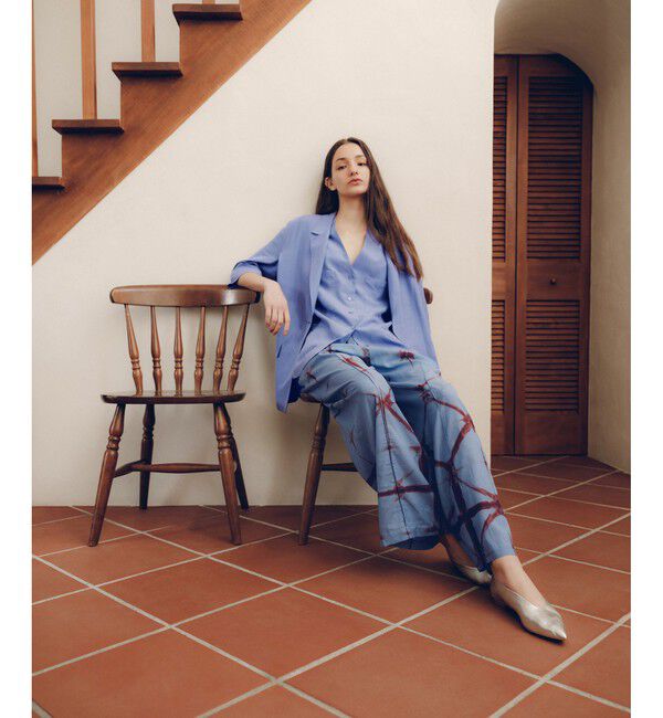 SALON adam et rope'「タイダイイージーパンツ」|チノ|