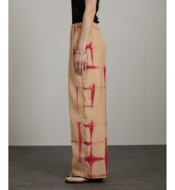 SALON adam et rope'「タイダイイージーパンツ」|チノ|