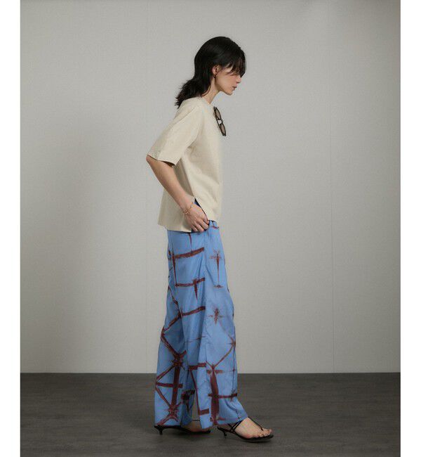 SALON adam et rope'「タイダイイージーパンツ」|チノ|